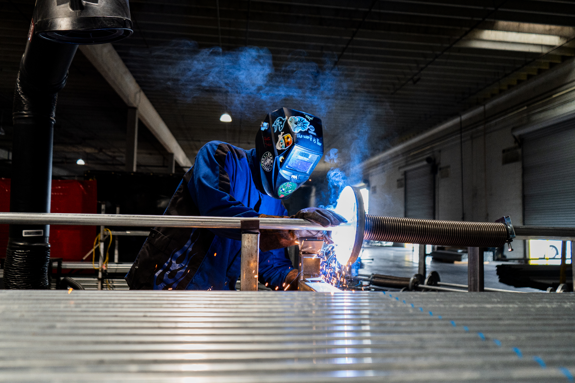 TruGlide manufacturing facility welding